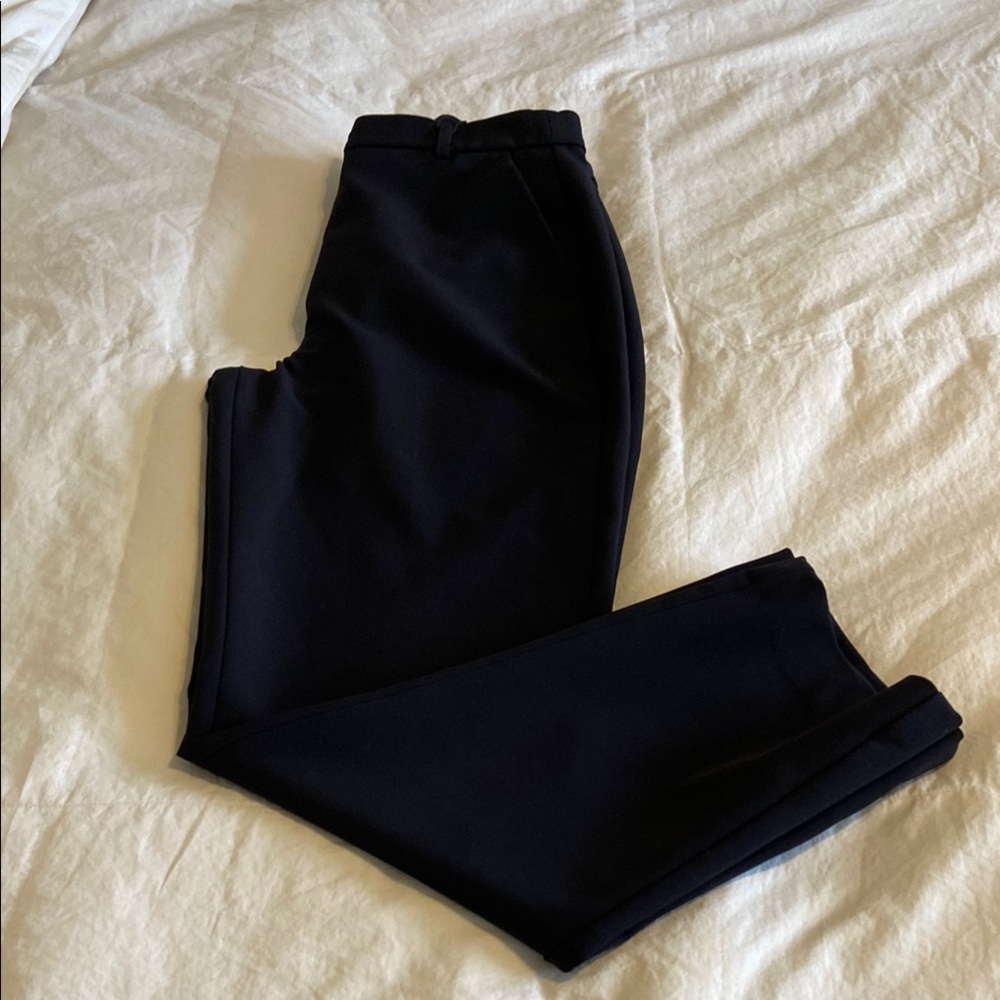 Express Editor Black Straight Leg Pants Versatile Classic Design